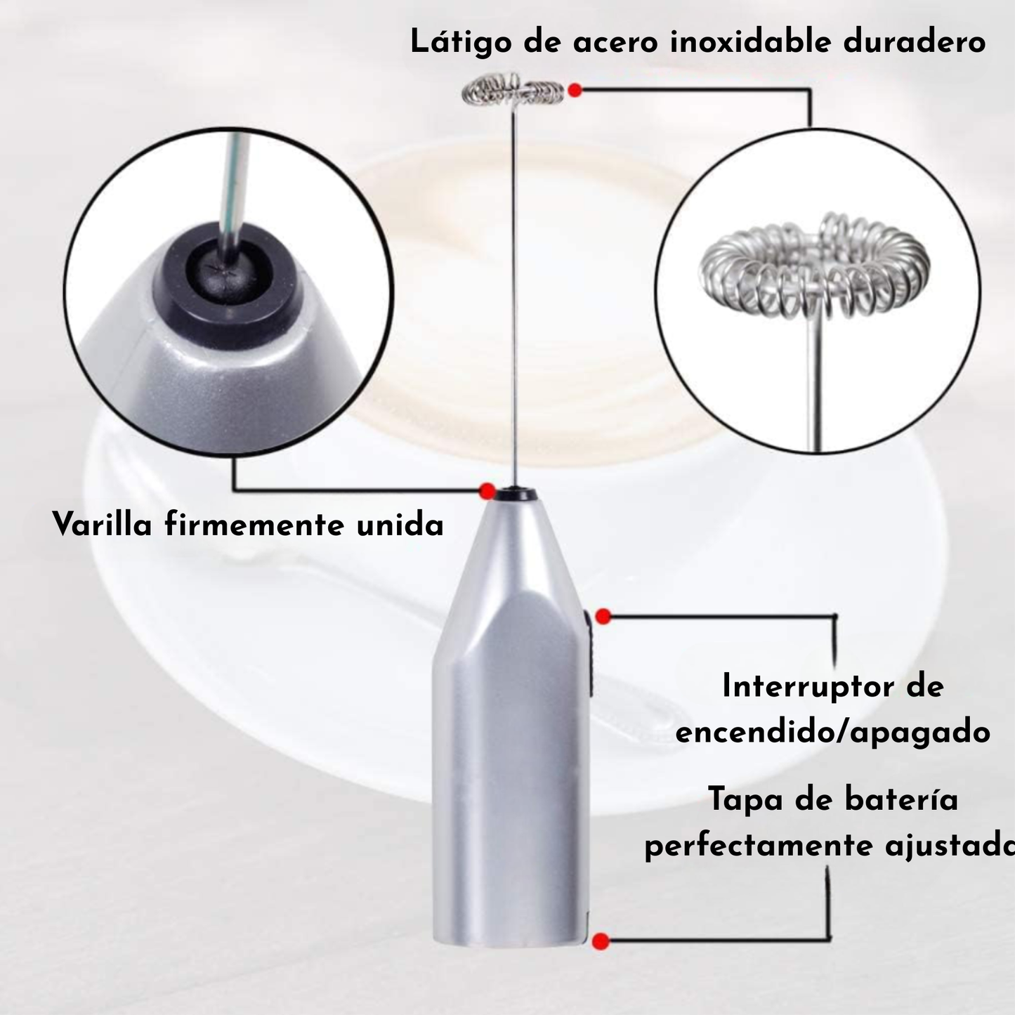 Mini batidor eléctrico